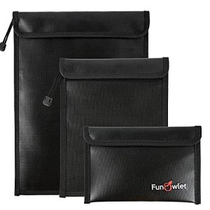 FunOwlet Fireproof Waterproof Document Bag
