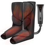FIT KING Air Compression Leg and Foot Massager with Heat for Circulation and Pai