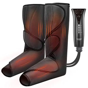 FIT KING Air Compression Leg and Foot Massager with Heat for Circulation and Pai