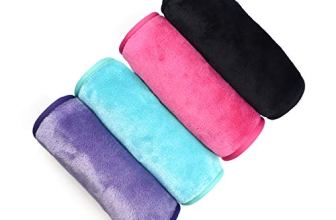 UWEME Makeup Remover Cloths 4 Count: Microfiber Reusable Fast Drying Washcloth