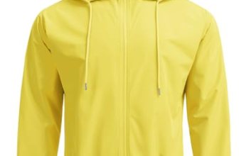 COOFANDY Men’s Lightweight Packable Rain Jacket Breathable Raincoats Waterproof