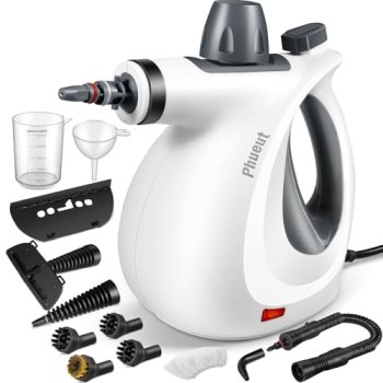 Pressurized Handheld Multi-Surface Natural Steam Cleaner with 12 pcs Accessories