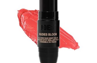 Nudestix Nudies Bloom All Over Dewy Color – 3-in-1 Cream Blush Stick for Cheeks