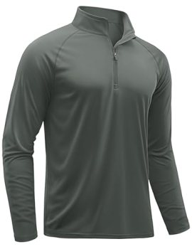 TACVASEN Mens Pullover Athletic T- Shirts Rash Guard for Men Long Sleeve Sun Pro