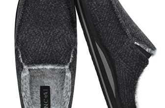 ONCAI Mens Slippers with Orthotic Arch Support