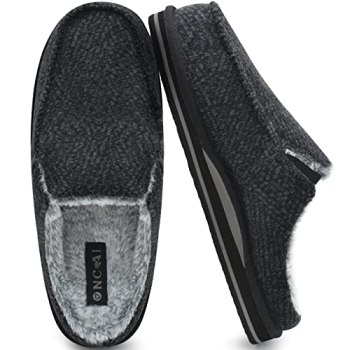 ONCAI Mens Slippers with Orthotic Arch Support
