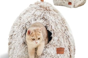 CATISM Cat Bed, Cat Cave for Indoor Cats