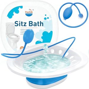 Pochik Sitz Bath for Toilet Seat Hemorrhoids and Postpartum Care