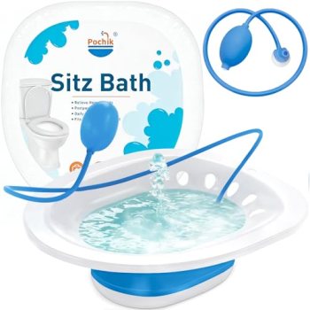 Pochik Sitz Bath for Toilet Seat Hemorrhoids and Postpartum Care