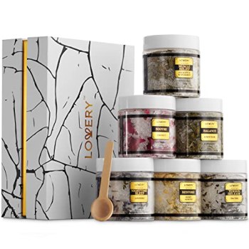 Mothers Day Gifts for Mom, Epsom Bath Salts Gift Basket Set