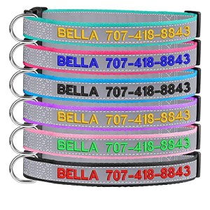 Reflective Personalized Dog Collars
