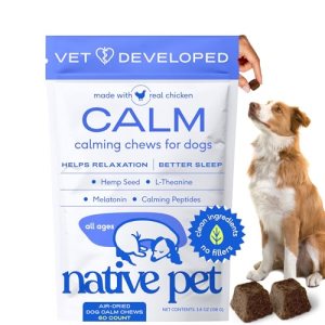 Native Pet Calming Chews for Dogs – Promotes Calming Effect