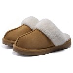 Litfun Women’s Fuzzy Memory Foam Slippers Fluffy Winter House Shoes Indoor and O