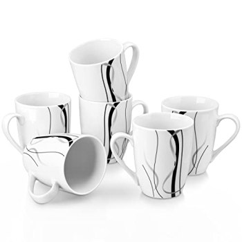 VEWEET Ceramic Coffee Mugs Set of 6