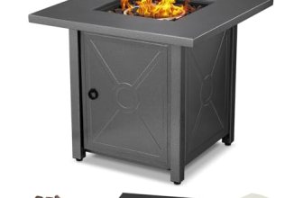 R.W.FLAME 28” Propane Fire Pit Table