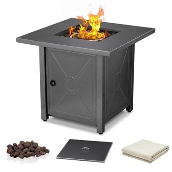 R.W.FLAME 28” Propane Fire Pit Table