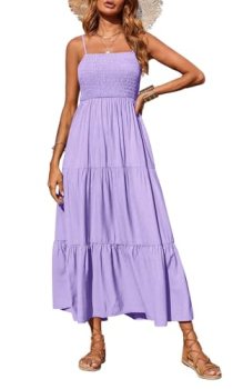 PRETTYGARDEN Women’s Summer Maxi Dress 2026 Casual Boho Sleeveless Spaghetti Str