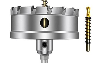 ASNOMY Tungsten Carbide Tipped Hole Saw Drill Bit for Hard Metal