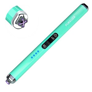 【Upgraded】 Dual Arc Electric Candle Lighter Rechargeable USB Lighter Plasma Arc