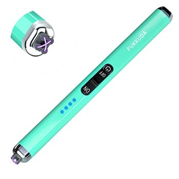 【Upgraded】 Dual Arc Electric Candle Lighter Rechargeable USB Lighter Plasma Arc