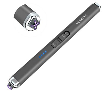 【Upgraded】 Dual Arc Electric Candle Lighter Rechargeable USB Lighter Plasma Arc