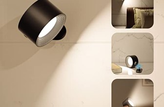 Deyagoo LED Wall Sconce, Wall Mounted Lamp with Rechargeable Battery Operated US