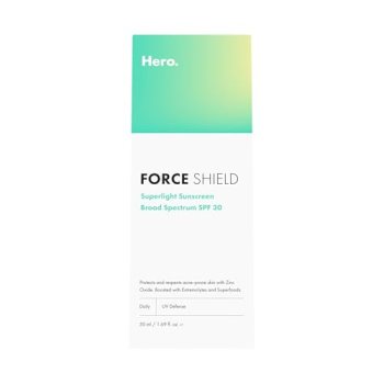 Hero Cosmetics Force Shield Superlight Sunscreen SPF 30