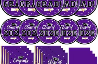 Labrostar Graduation Decorations 2026 Class of 2026 Congrats Grad Disposable Pap