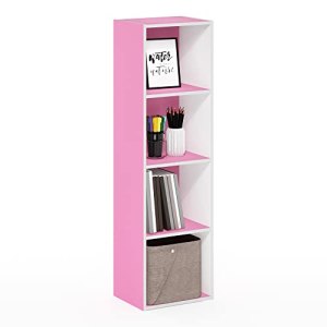 Furinno PASIR Book Shelf, 4-Tier Modern Bookshelf