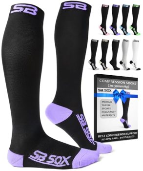 SB SOX Compression Socks for Men & Women (20-30mmHg)