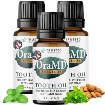 OraMD 4-in-1 Original Strength Tooth Oil- Clinically Tested Gum Disease Treatmen
