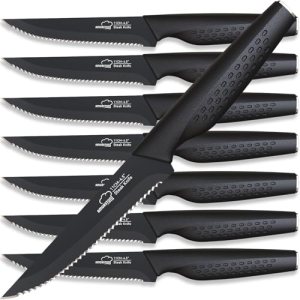 Amorston Steak Knives, Steak Knives Set of 8