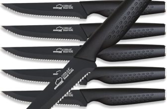 Amorston Steak Knives, Steak Knives Set of 8