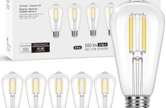 Lepro Dimmable LED Edison Light Bulbs