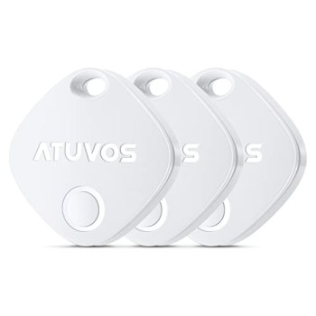ATUVOS Air Tracker Tags-3 Pack, Bluetooth Luggage Tracker Works with Apple Find