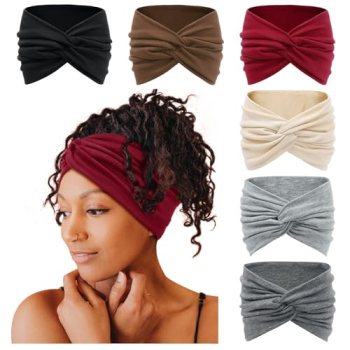 Tobeffect 7” Extra Wide Headbands for Women