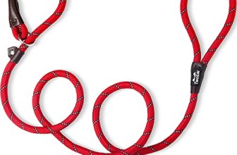 TwoEar 6FT Slip Lead Dog Leash, Heavy Duty Slip Leash for Dogs with Highly Refle