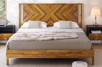 Bme Vivian 14 Inch Deluxe Bed Frame with Headboard