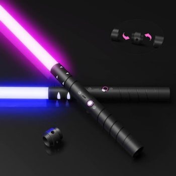 jvmusaber Lightsaber, Metal Hilt Force Fx Dueling Double Light Saber