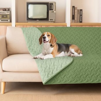 gogobunny 100% Double Sided Waterproof Dog Blanket Soft Pet Bed Cover Reversible