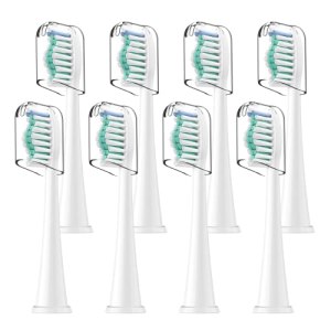 Toothbrush Heads, 8 Pack Electric Toothbrush Replacement Heads for Philips Sonic