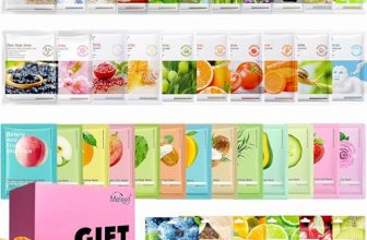 Meleell 40 Pack Collagen Face Masks Skincare Bulk for All Skin Types