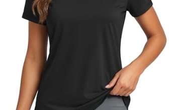 MAGCOMSEN Shirts for Women V Neck Workout Tops Running Dry Fit Sun Protection Sh