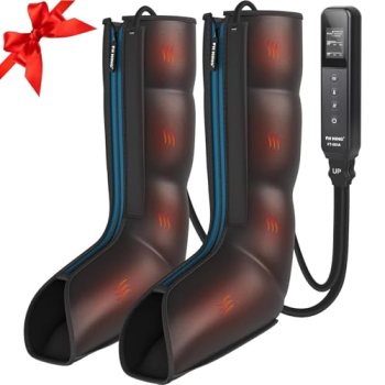 FIT KING Leg Massager with Heat and Compression Therapy