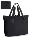 BAGSMART Tote Bag for Women, Foldable Tote Bag With Zipper Travel Large Shoulder