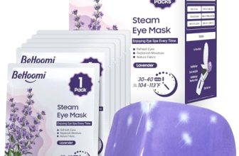 BeHoomi 20Packs Steam Eye Mask, Heated Eye Mask Warm Compress for Eyes, Disposab