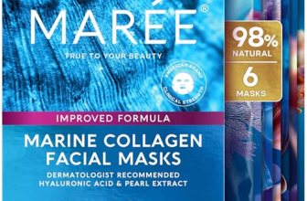 MAREE Collagen Facial Mask with Hyaluronic Acid — Sheet Face Mask Skincare — Cen