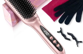 LANDOT Ionic Hair Straightener Brush