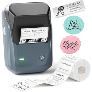 NIIMBOT B1 Label Maker Machine, Thermal Label Printer Easy to Use for Office, Ho