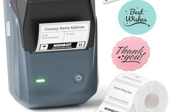 NIIMBOT B1 Label Maker Machine, Thermal Label Printer Easy to Use for Office, Ho